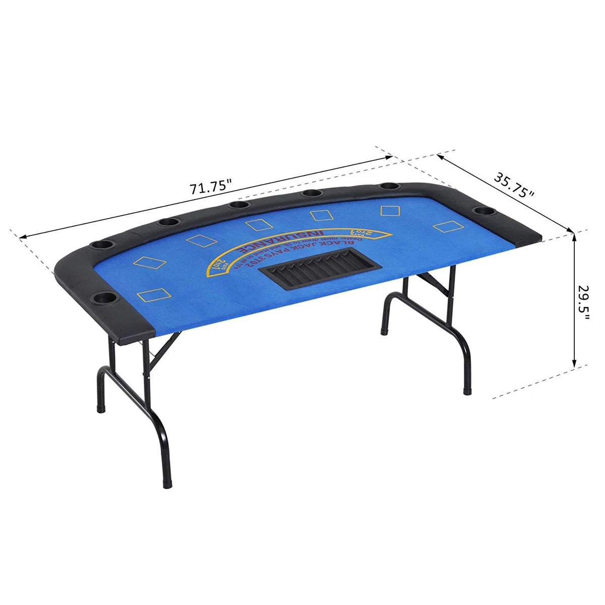 7-Person Blackjack Table
